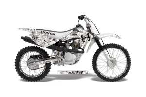 Honda CRF70 Dirt Bike Graphic Kit - 2004-2015 Butterfly White