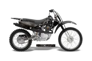 Honda CRF70 Dirt Bike Graphic Kit - 2004-2015 Reaper Black