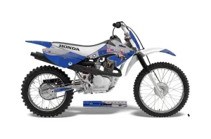 Honda CRF70 Dirt Bike Graphic Kit - 2004-2015 T Bomber Blue