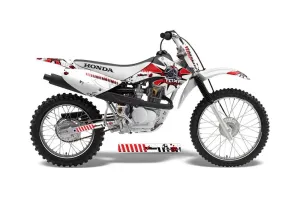 Honda CRF70 Dirt Bike Graphic Kit - 2004-2015 Toxicity Red