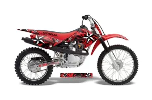 Honda CRF80 Dirt Bike Graphic Kit - 2004-2010 Northstar Red