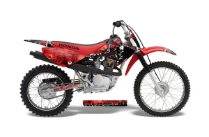 Honda CRF80 Dirt Bike Graphic Kit - 2004-2010 Reaper Red