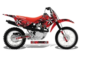 Honda CRF80 Dirt Bike Graphic Kit - 2011-2016 Northstar Red