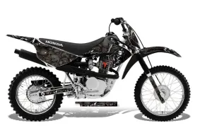 Honda CRF80 Dirt Bike Graphic Kit - 2011-2016 Reaper Black