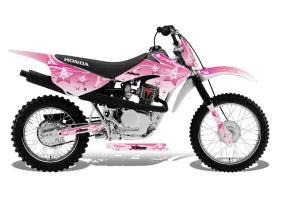 Honda CRF80 Dirt Bike Graphic Kit - 2011-2016 Starlett Pink