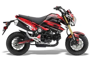 Honda Grom 125 Dirt Bike Graphic Kit - 2013-2016 Attack Red