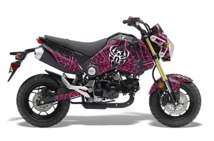 Honda Grom 125 Dirt Bike Graphic Kit - 2013-2016 Widow Maker Pink