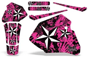 Honda XR100 Dirt Bike Graphic Kit - 1985-2000 Northstar Pink