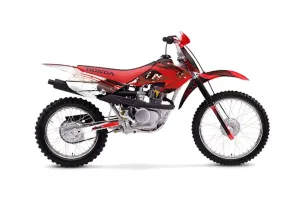 Honda XR100 Dirt Bike Graphic Kit - 2001-2003 Carbon X Red
