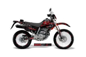 Honda XR250 SM Dirt Bike Graphic Kit - 2003-2005 Toxicity Red