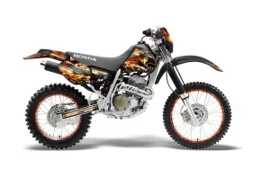 Honda XR400 Dirt Bike Graphic Kit - 1996-2004 Firestorm Black