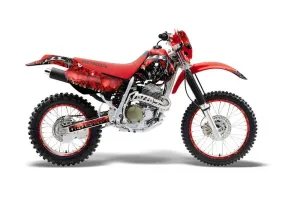 Honda XR400 Dirt Bike Graphic Kit - 1996-2004 Reaper Red