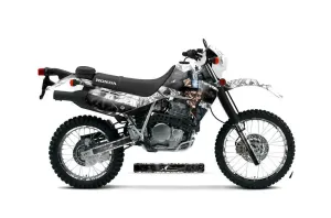 Honda XR650L Dirt Bike Graphic Kit - 1993-2025 Mad Hatter White