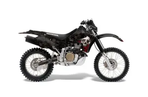 Honda XR650R Dirt Bike Graphic Kit - 2000-2010 Bone Collector Black