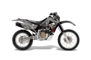 Honda XR650R Dirt Bike Graphic Kit - 2000-2010 Bone Collector Silver