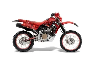 Honda XR650R Dirt Bike Graphic Kit - 2000-2010 Reaper Red