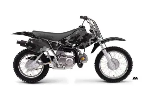 Honda XR70 Dirt Bike Graphic Kit - 2001-2003 Camoplate Black