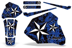 Honda XR80 Dirt Bike Graphic Kit - 1985-2000 Northstar Blue