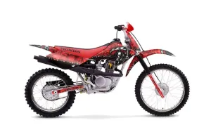 Honda XR80 Dirt Bike Graphic Kit - 2001-2003 Reaper Red