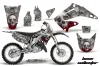 Honda CR125 Dirt Bike Graphic Kit - 1995-2015 Bone Collector Silver