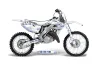 Honda CR125 Dirt Bike Graphic Kit - 1995-2015 Silver Star - Silverhaze White