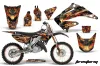 Honda CR250 Dirt Bike Graphic Kit - 1995-2015 Firestorm Black