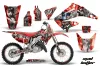 Honda CR250 Dirt Bike Graphic Kit - 1995-2015 Mad Hatter Red
