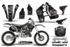 Honda CR500 Dirt Bike Graphic Kit - 1989-2001 Skulls and Hammers Silver