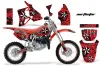 Honda CR80 Dirt Bike Graphic Kit - 1996-2002 North Star Red