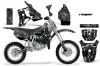 Honda CR80 Dirt Bike Graphic Kit - 1996-2002 Reaper Black