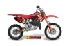 Honda CR85 Dirt Bike Graphic Kit - 2003-2007 Motorhead Mandy Red