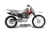 Honda CRF100 Dirt Bike Graphic Kit - 2004-2010 Checkered Skull Red