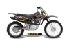 Honda CRF100 Dirt Bike Graphic Kit - 2004-2010 Ed Hardy - Love Kills Black
