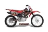 Honda CRF100 Dirt Bike Graphic Kit - 2004-2010 Mad Hatter Red