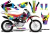 Honda CRF100 Dirt Bike Graphic Kit - 2011-2016 Flashback