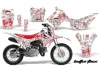 Honda CRF110 F Dirt Bike Graphic Kit - 2013-2018 Butterfly White