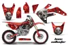Honda CRF150 R Dirt Bike Graphic Kit - 2007-2016 Bone Collector Red