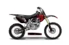 Honda CRF150 R Dirt Bike Graphic Kit - 2007-2016 Silver Star - Reloaded Red