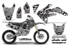 Honda CRF150 R Dirt Bike Graphic Kit - 2007-2016 Skulls and Hammers White