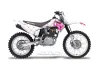 Honda CRF230 F Dirt Bike Graphic Kit - 2003-2007 Sivler Star - Reloaded Pink