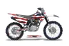 Honda CRF230 F Dirt Bike Graphic Kit - 2003-2007 Stars and Stripes Red White & Blue