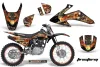 Honda CRF230 F Dirt Bike Graphic Kit - 2008-2014 Firestorm Black