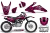 Honda CRF230 F Dirt Bike Graphic Kit - 2008-2014 Skulls and Hammers Pink