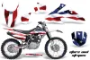 Honda CRF230 F Dirt Bike Graphic Kit - 2008-2014 Stars and Stripes Red White & Blue
