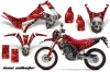 Honda CRF250 M Enduro Dirt Bike Graphic Kit - 2013-2020 Bone Collector Red