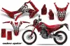 Honda CRF250 M Enduro Dirt Bike Graphic Kit - 2013-2020 Widow Maker Red