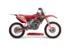 Honda CRF250 R Dirt Bike Graphic Kit - 2004-2013 Bone Collector Red