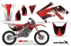 Honda CRF250 R Dirt Bike Graphic Kit - 2004-2013 Carbon X Red