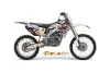 Honda CRF250 R Dirt Bike Graphic Kit - 2004-2013 Ed Hardy - Love Kills White