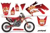 Honda CRF250 R Dirt Bike Graphic Kit - 2004-2013 Jackpot Red